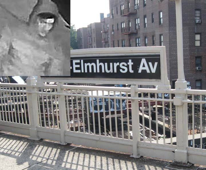 The suspect behind a Feb. 1 robbery at the 90th Street-Elmhurst Avenue station in Jackson Heights.