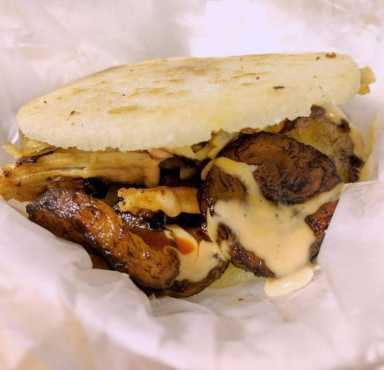 Arepa lady photo