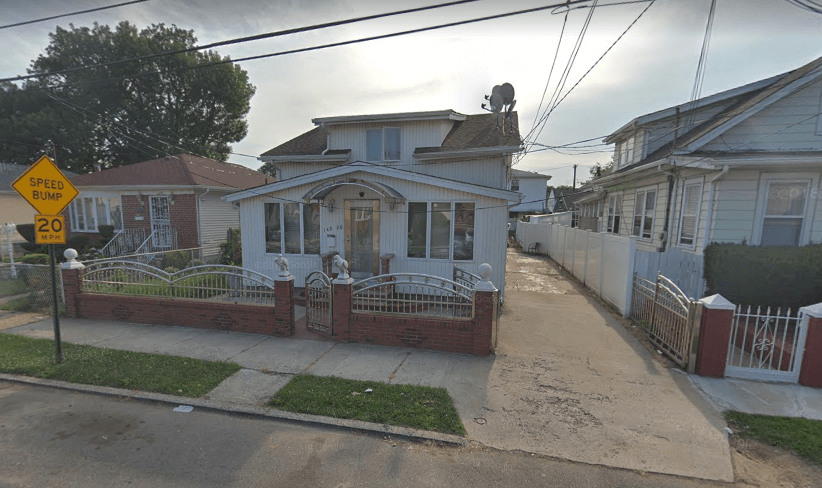 This home on 140th Street in Springfield Gardens was the site of a deadly fire on March 3.