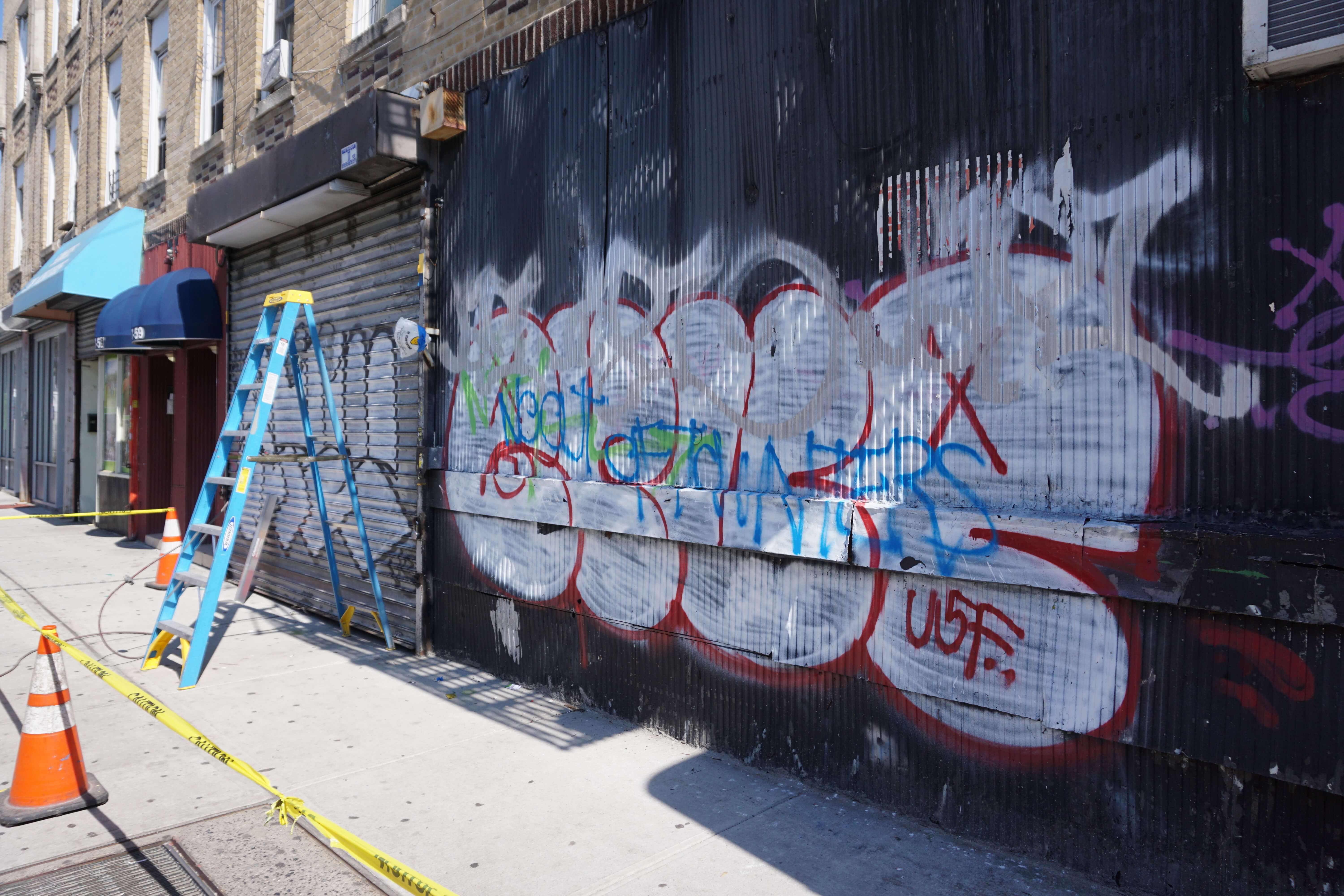 Now you see it, now you don’t: City goes on a graffiti removal blitz ...