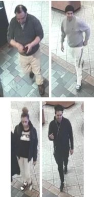 Images of four suspects wanted in connection with a March 1 robbery of a cab driver in Ridgewood.