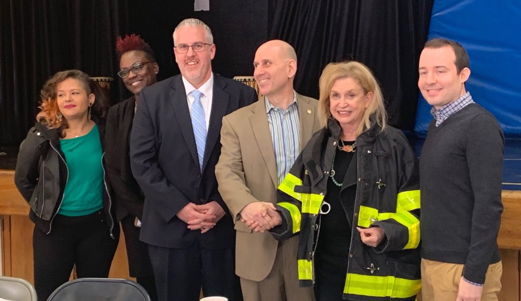 Congresswoman Carolyn Maloney (second from right) hosted a town hall meeting in Long Island City on March 16 about the 2020 Census.