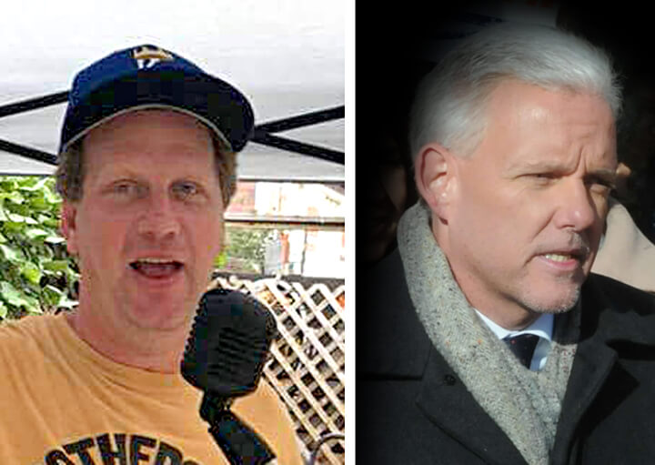 Josh Bowen (l.) and Councilman Jimmy Van Bramer are now involved in a legal battle.
