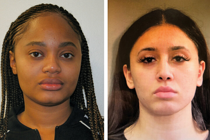 Queens residents Amber Mantock (l.) and Summer Aboushady (r.) are accused of participating in a major credit union loan fraud ring.