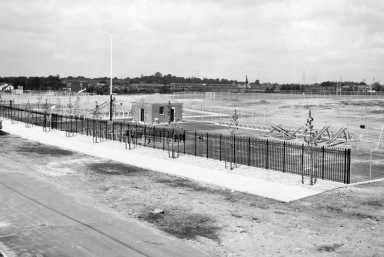 The Juniper North Playground at Juniper Valley Park in Middle Village as it was being constructed in October 1940.