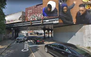 Three men recently mugged a 20-year-old man in the area of Cooper and Wyckoff Avenues on the Ridgewood/Glendale border.