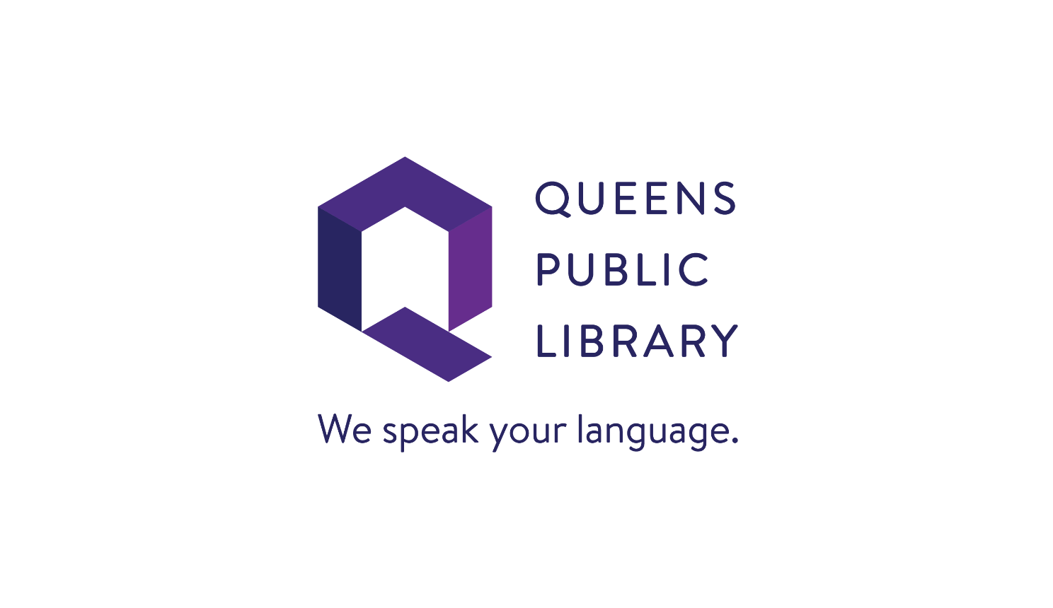 Logo of the new Queens Public Library