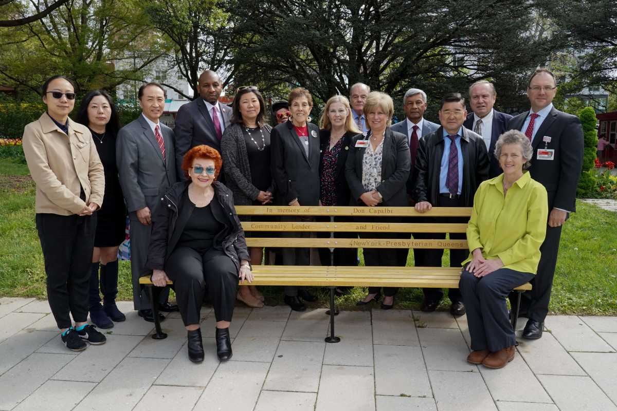 Don Capalbi Bench at QBG