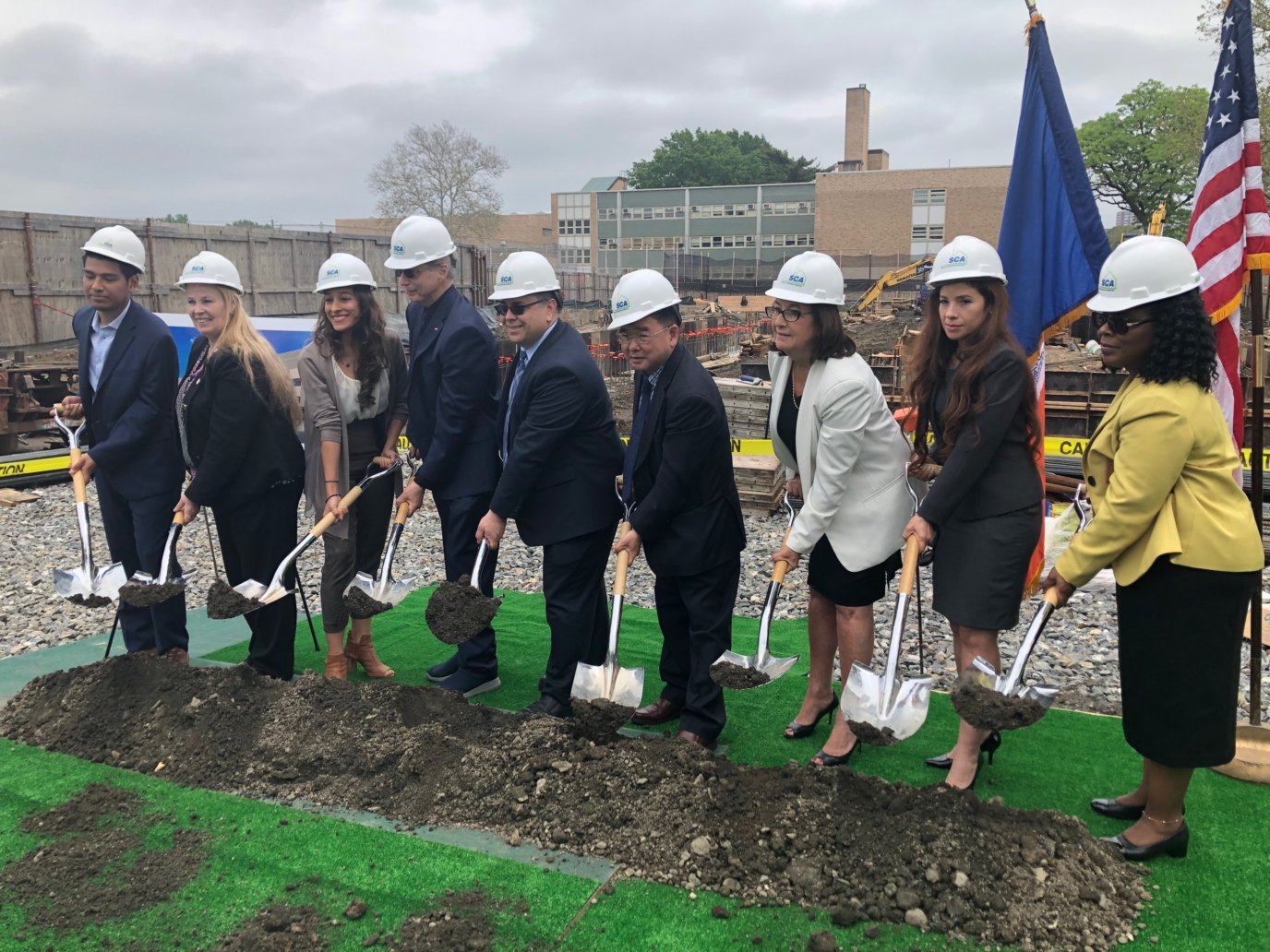 Room at last Francis Lewis High School in Fresh Meadows breaks ground