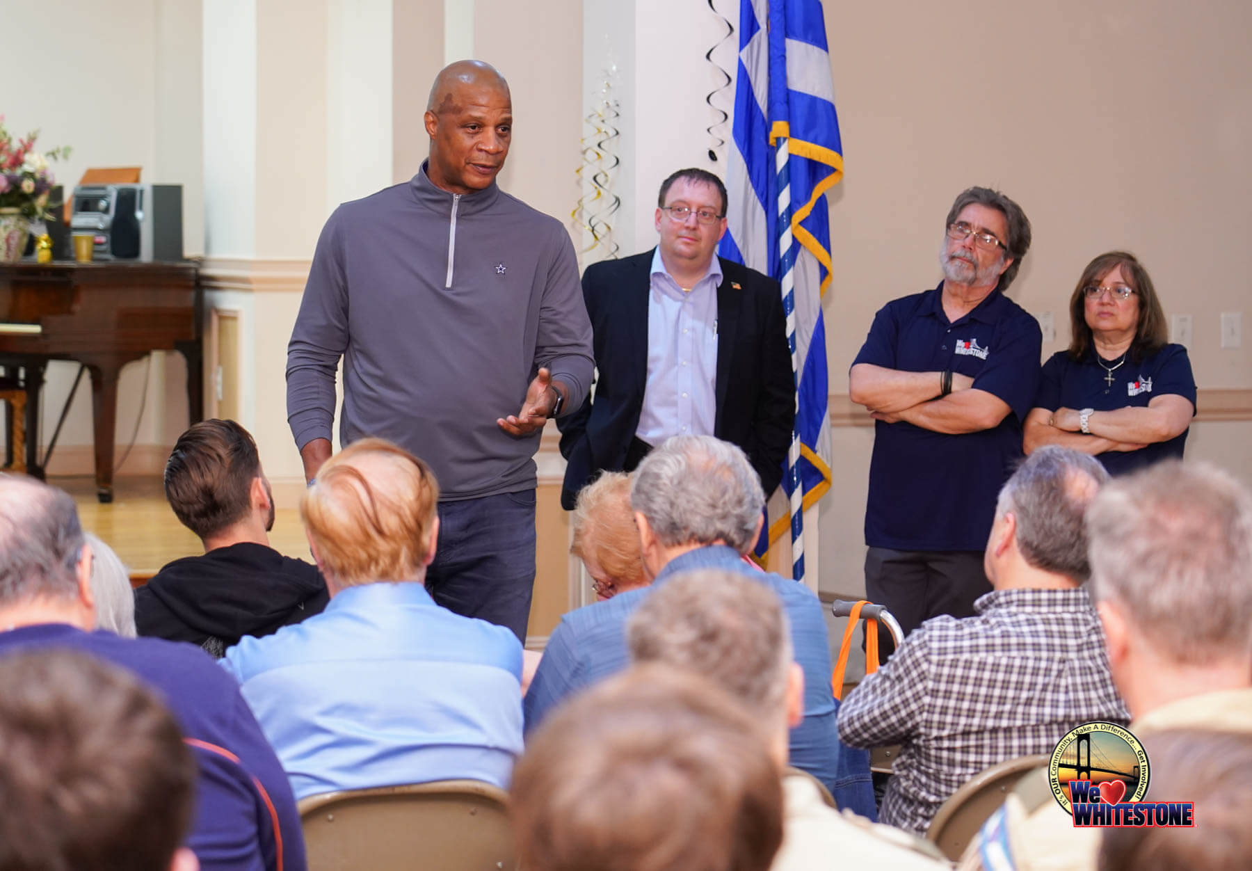 Don't give up on anyone': Former Mets great Darryl Strawberry speaks in  Whitestone about opioids & addiction –