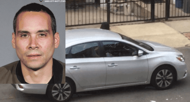 Eddie Rodriguez (inset) is accused of attempting to lure two Queens girls into his car and masturbating in front of them.