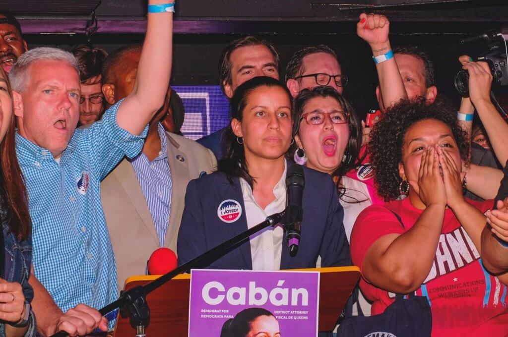 Tiffany Caban declared victory in the Queens DA primary on June 25.