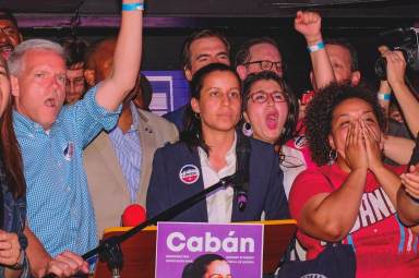 Tiffany Caban declared victory in the Queens DA primary on June 25.
