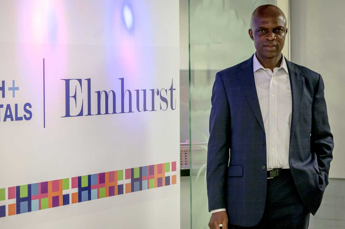 FSCDI founder George Onuorah in Elmhurst Hospital Center.