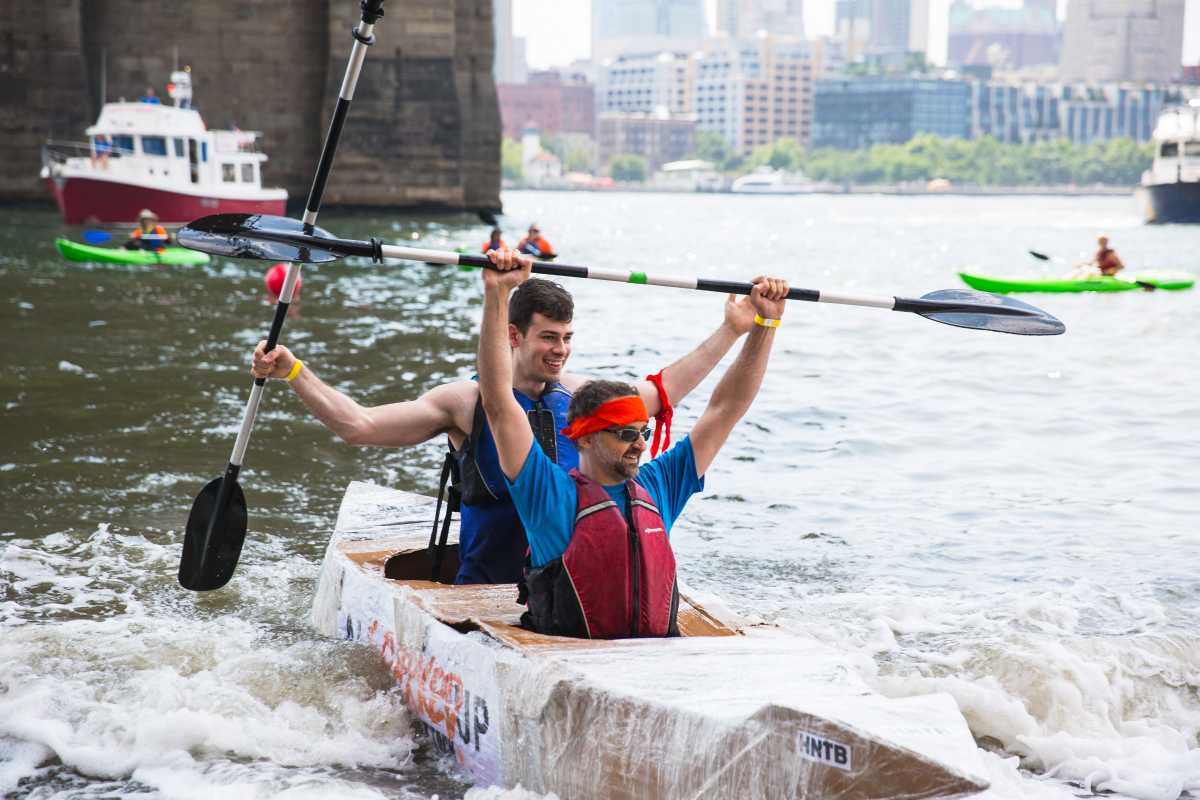 Cardboard Kayak Race 2018 Triumph by David Gonsier