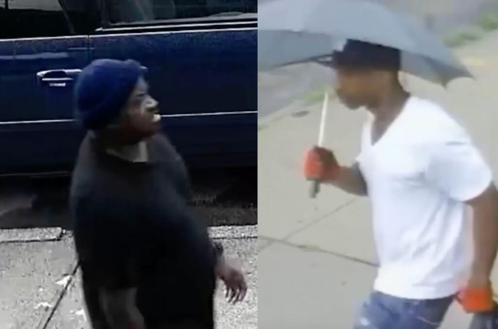 The two suspects wanted for a home invasion in Ozone Park on Aug. 14.