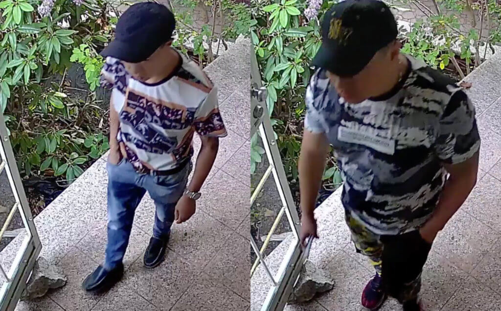 The two suspects wanted for a robbery at a Flushing home on Aug. 5.