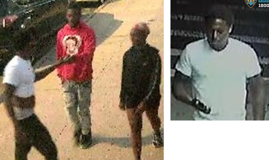 Images of the three suspects involved in a Sept. 13 robbery at the 80th Street A train station in Ozone Park.
