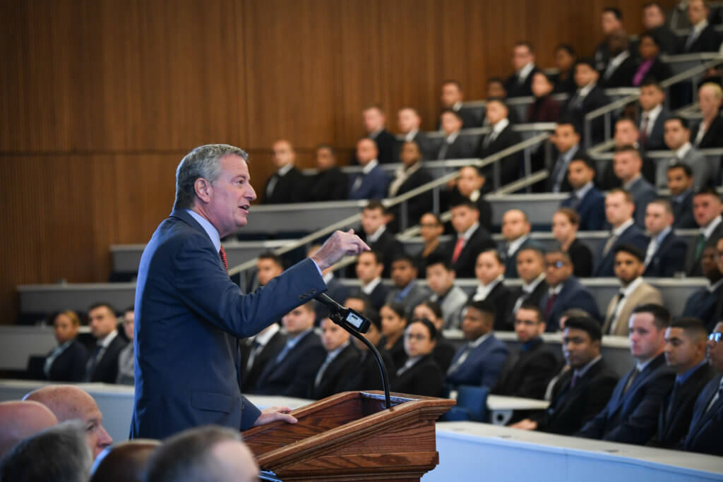 NYPD Police Academy swearing-in ceremony