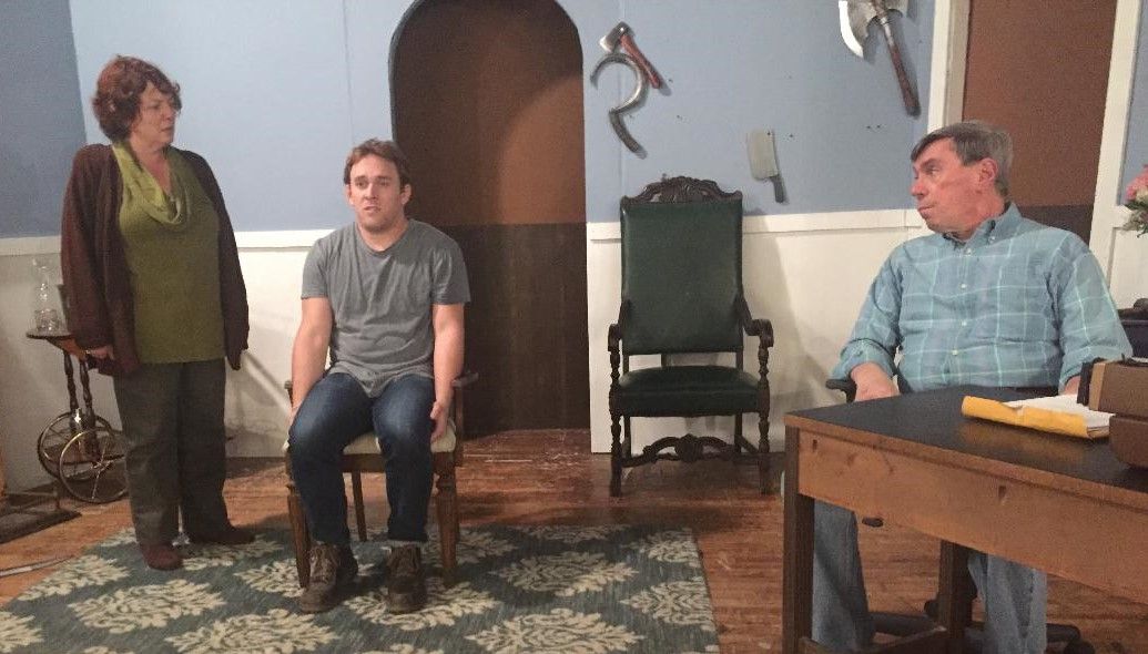 Deathtrap l. to r. Dawn Bianco, Danny Leonard, Joe Pepe