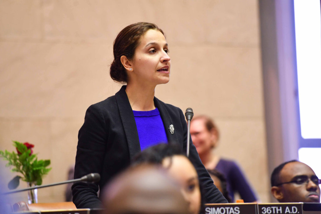 Simotas-Debating-Pay-Discrimination-Bill-Prior-to-Assembly-Vote_20180416-1024×683