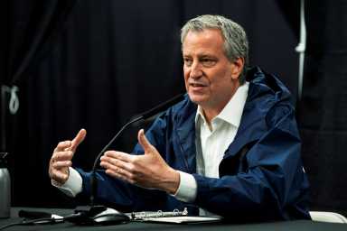 FILE PHOTO: The spread of the coronavirus disease (COVID-19) in New York