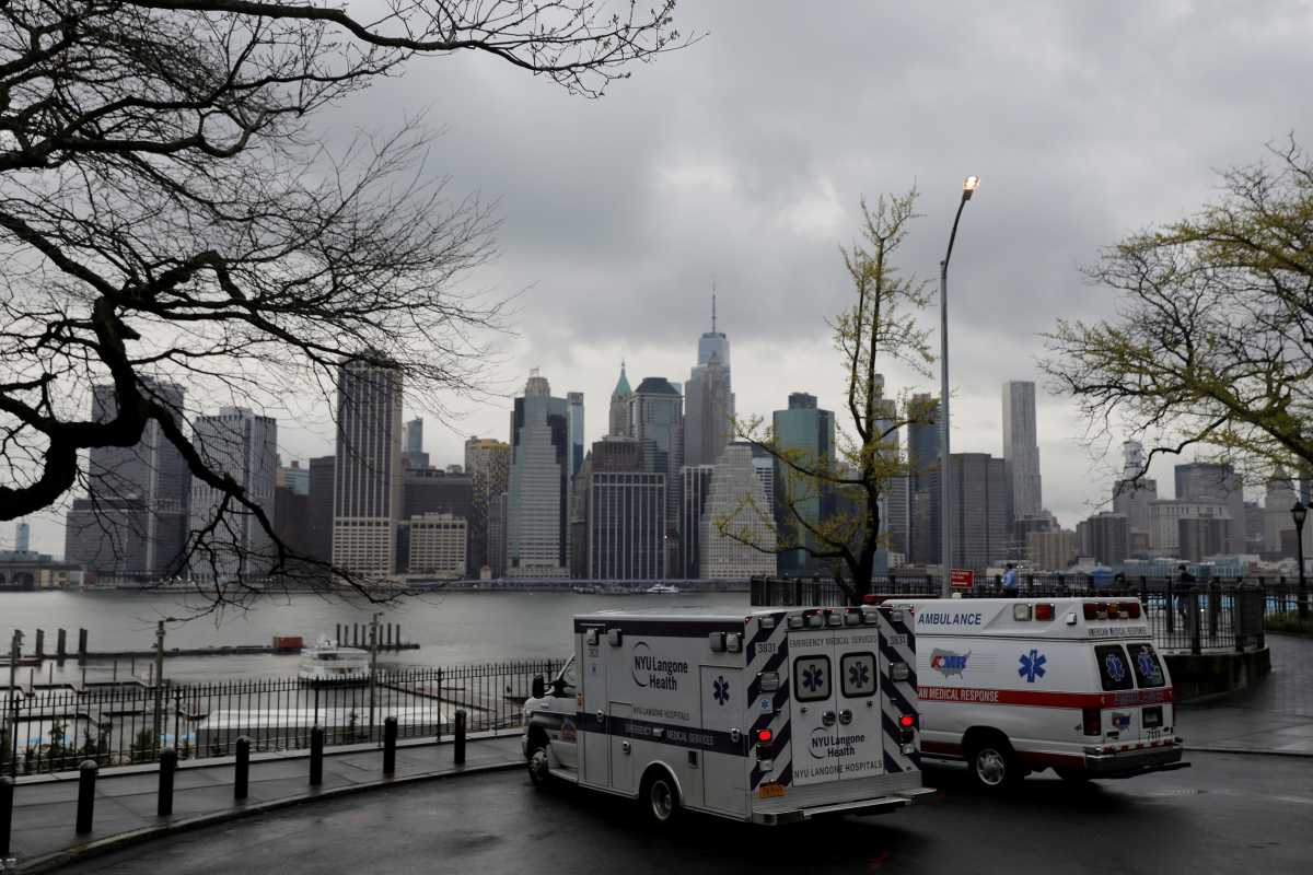 FILE PHOTO: The spread of the coronavirus disease (COVID-19) in New York City