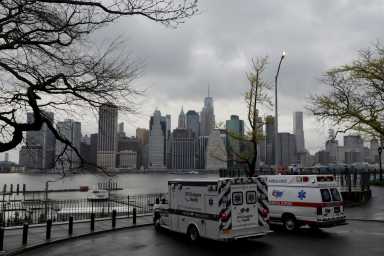 FILE PHOTO: The spread of the coronavirus disease (COVID-19) in New York City