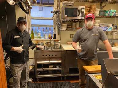 Chef Danny Salas and Owner Adam Tortora