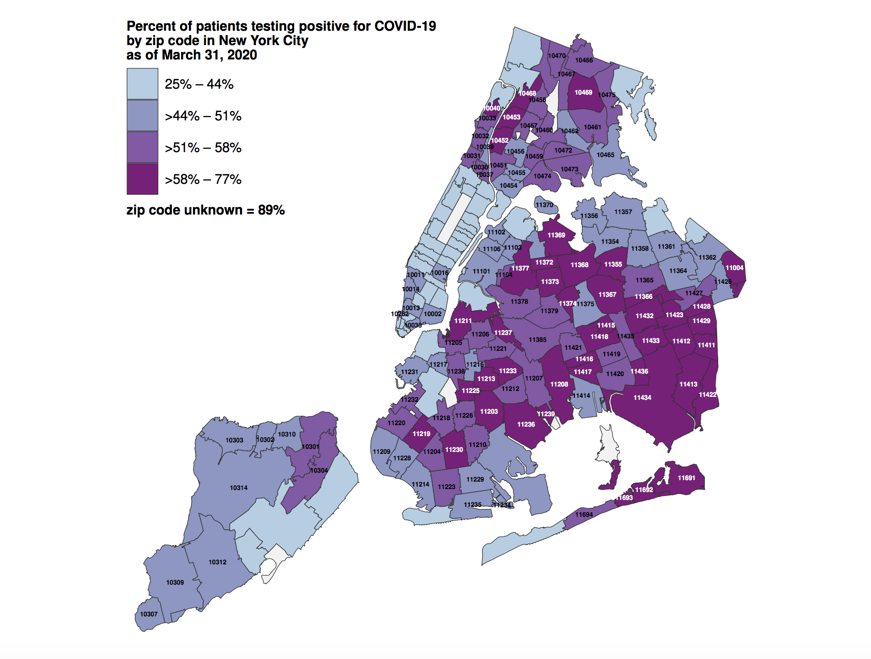 Health Department map reveals count of coronavirus patients by ZIP code
