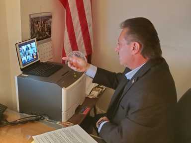 MTA virtual board meeting