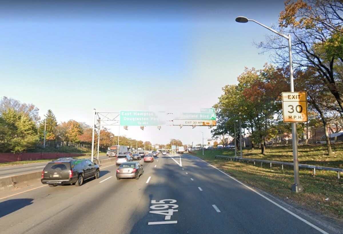 Driver strikes man who attempted to cross Long Island Expressway in