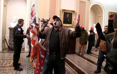 Trump supporters breach the US Capitol