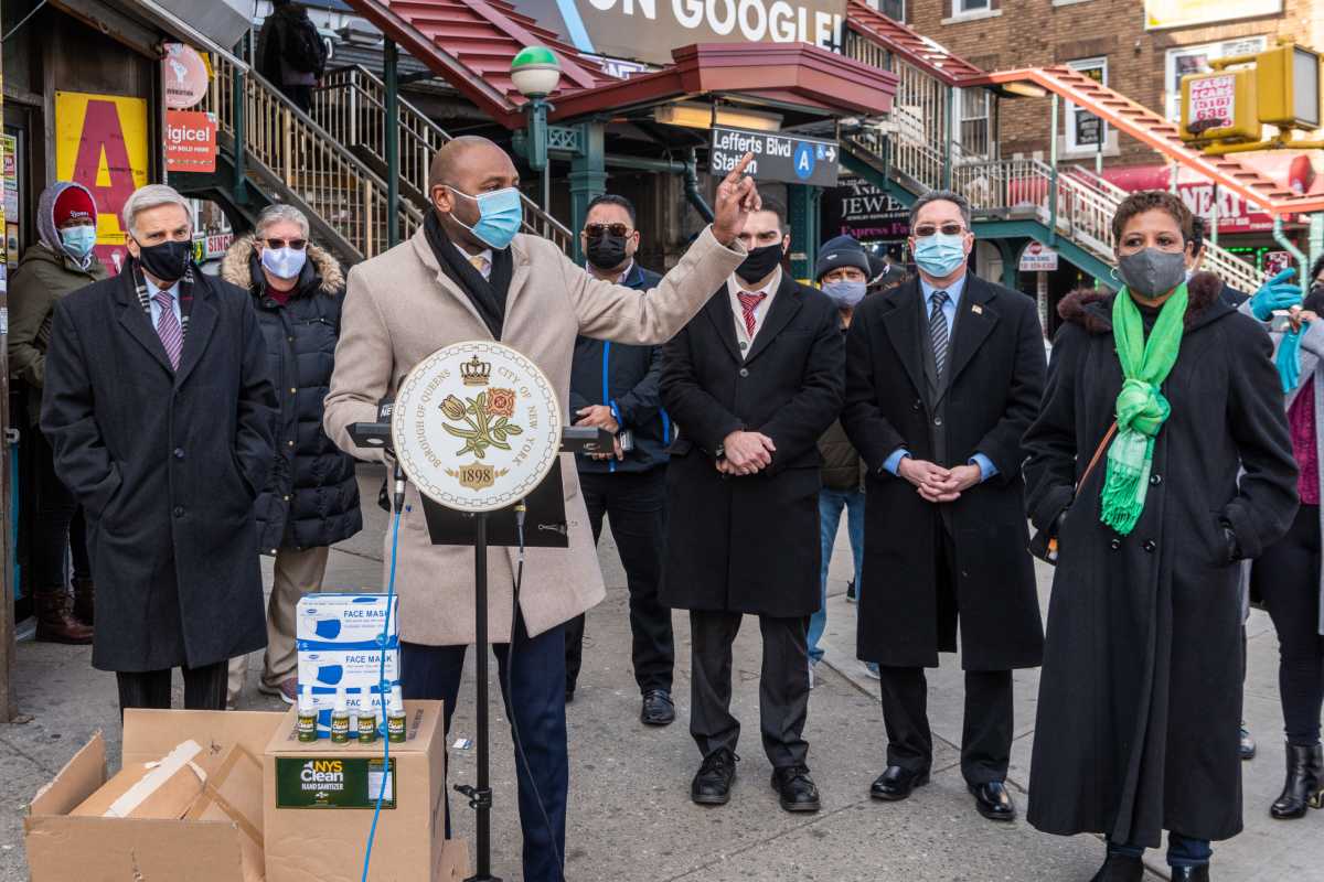 NY: Queens Borough President Richards addresses COVID-19 testing and vaccine disparity