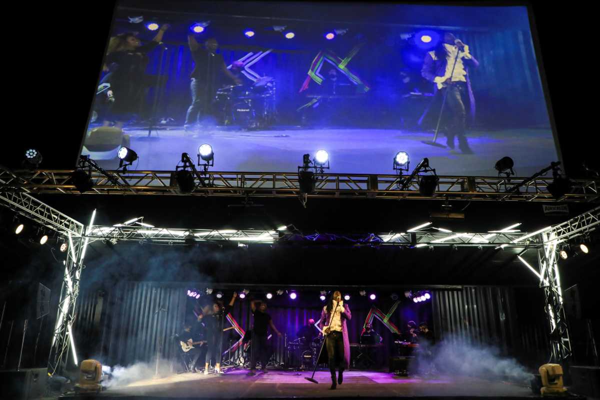 Aaron Marcellus in PURPLE RAIN at Radial Park. Photo by Tricia Baron