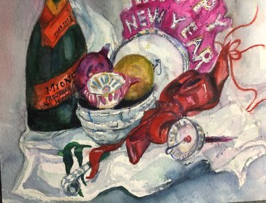 Stokolosa_Clare_New Year’s Day_Watercolor_2021_size_. 12_x16_ (1)
