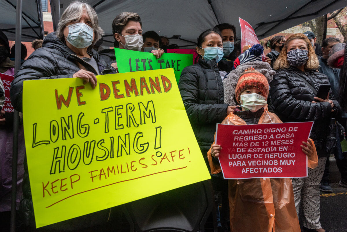 NYC: Jackson Heights fire victims demand permanent housing