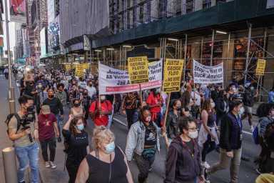black lives matter protest time square