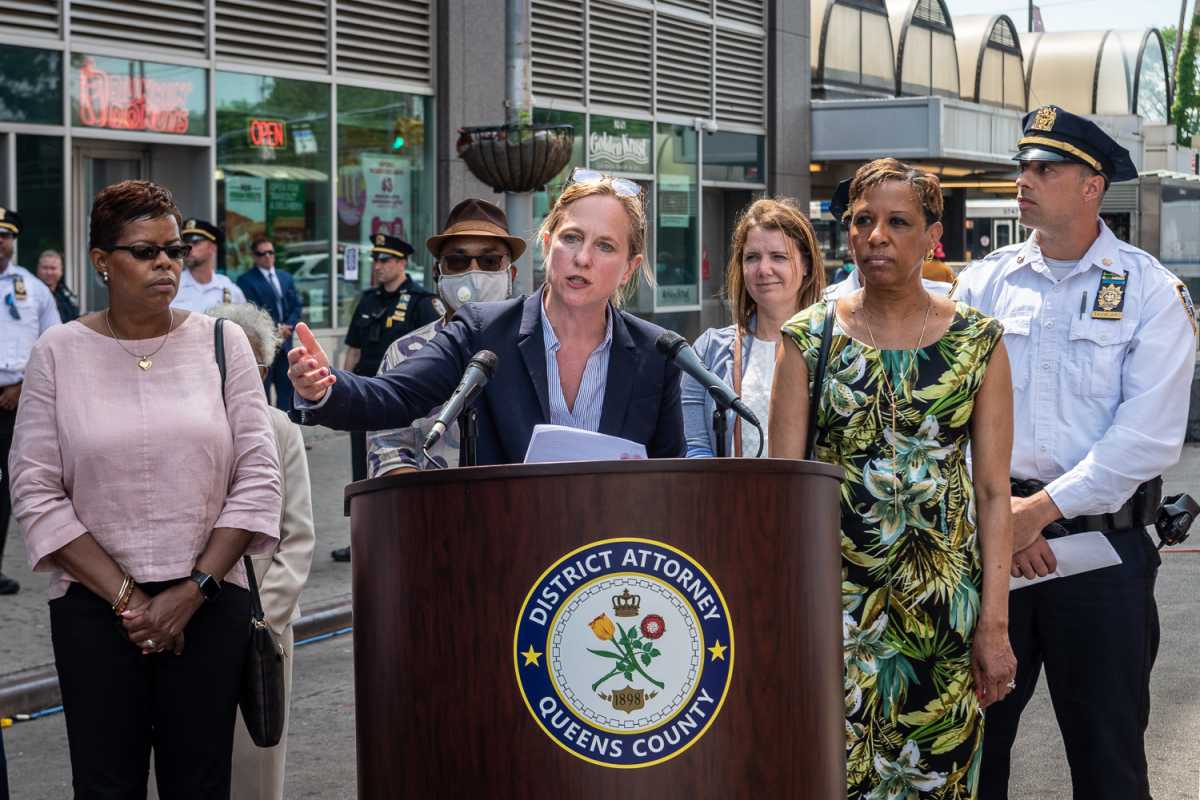 Queens D.A. announces new initiative to curb harassment of show owners