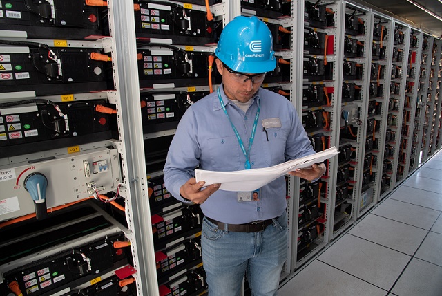 April 3, 2019: The 98th Street Battery Storage Station at 106-51 98th St. in Ozone Park, Queens