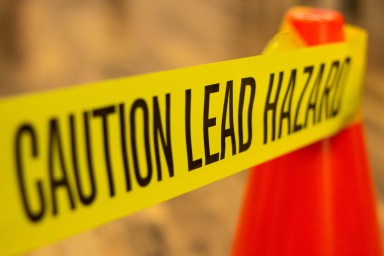 Caution Lead Hazard Warning