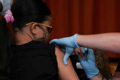 FILE PHOTO: COVID-19 vaccinations in New York