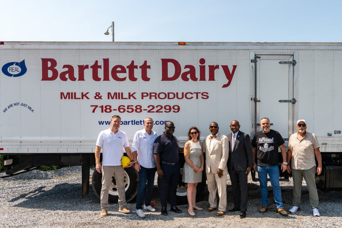 Ground-breaking for Bartlett Dairy’s new HQ and distribution site