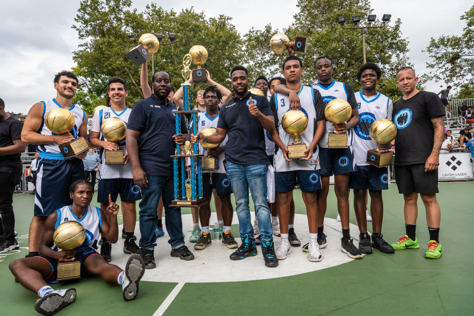 Bayside’s Blue Chips basketball team places second in citywide