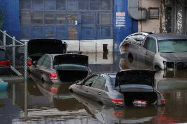 FILE PHOTO: Remnants of Ida are seen in New York