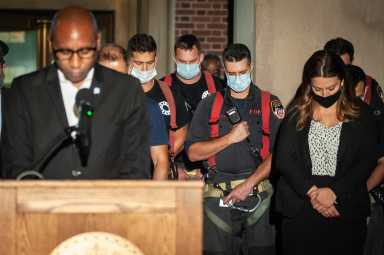 NYC: Queens Borough Hall remembers 9/11
