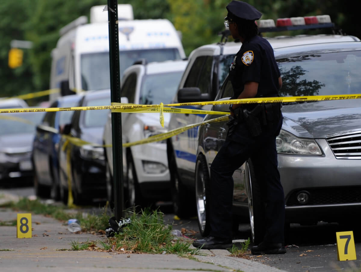 Eight people were shot during a mass shooting at 927 Dekalb Avenue.