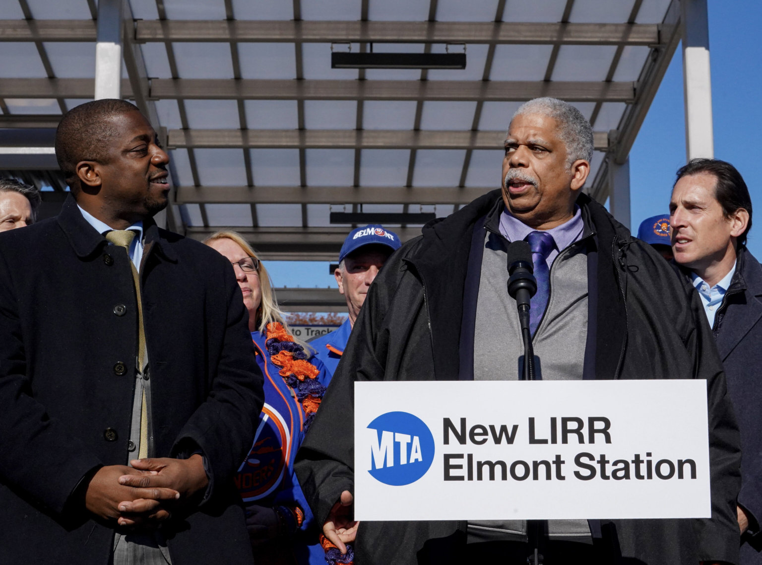 New LIRR station opens near Belmont Park in time for Islanders’ first