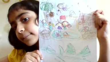 Queens Fresh Air Child Ayesha Age 8 Portrait of Summer