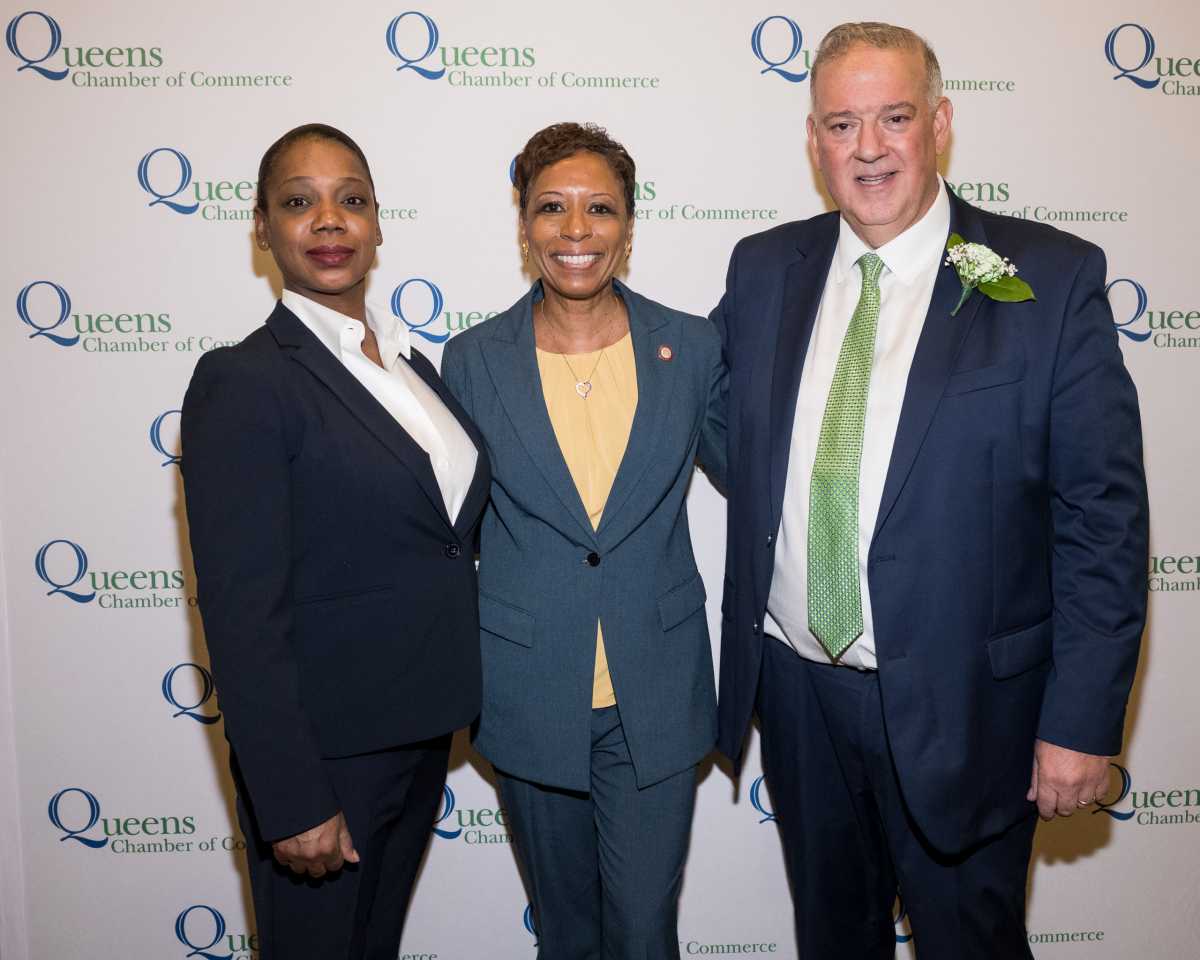 NYPD Commissioner Keechant Sewell honored at Queens Chamber of Commerce St. Patrick’s Day Luncheon